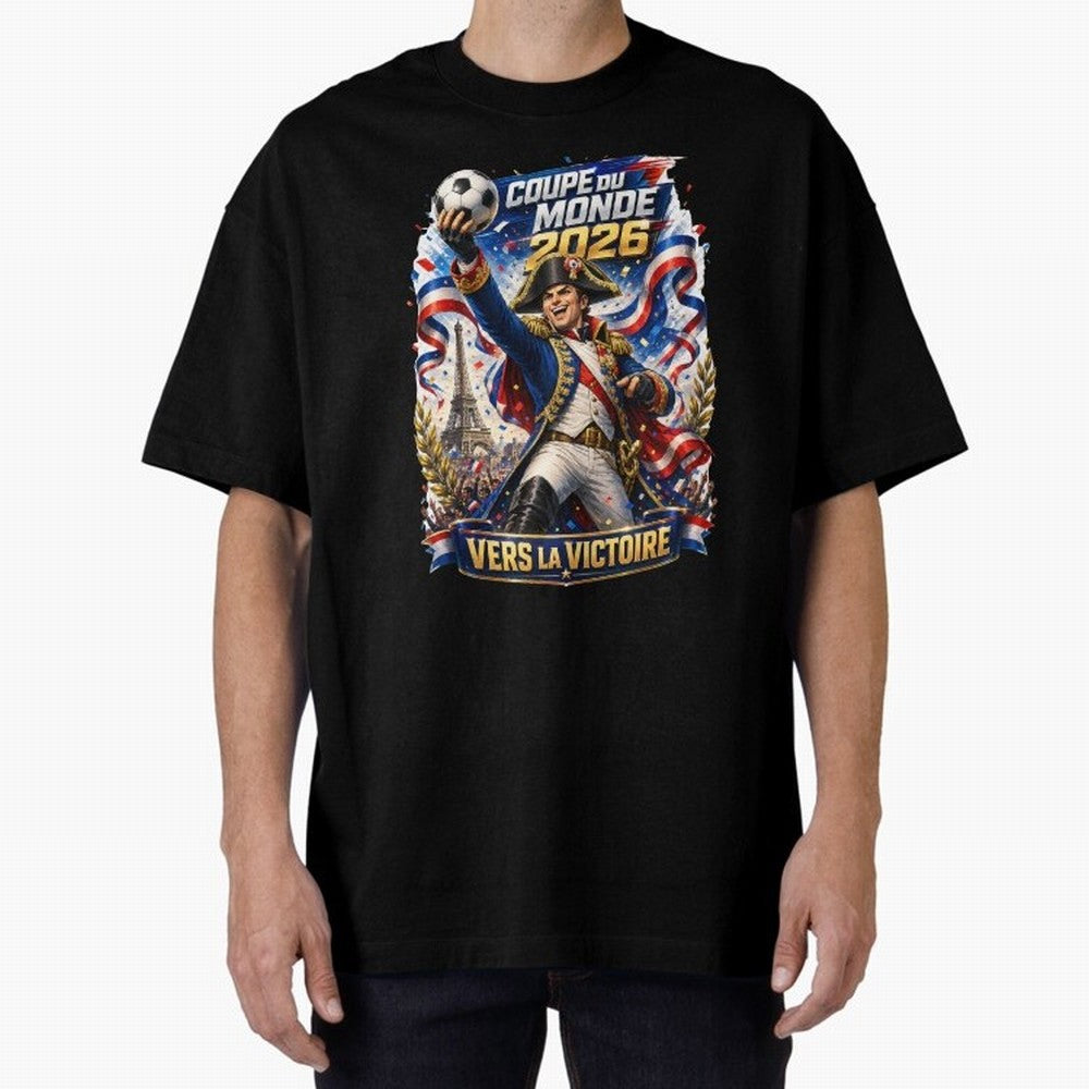 France World Cup 2026 Victory Oversized T-Shirt Honor Football Greatness during FIFA World Cup 2026 Made for Cristiano Ronaldo, Haaland and CR7, Spain Energy, Tournament Hype, Historic Matchups, Family Viewing Parties and Global Sports Pride;