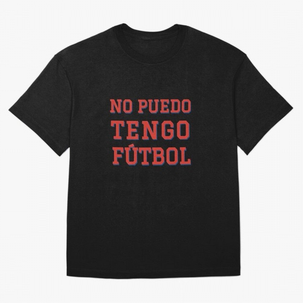 No puedo, tengo f¨²tbol Oversized T-Shirt Wear the Spirit of the FIFA World Cup 2026 Group Stage Journey through Haaland and Mbappe Highlights, Argentina Pride, Soccer Culture, Superstar Moments, National Team Dreams and Competitive Fire; Ideal for