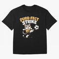 Purr-fect Strike Oversized T-Shirt Stand with FIFA World Cup 2026 Group Stage for Fans of CR7 and Messi and England and Germany, Bringing Game Day Rituals, Football Legends, Country Pride and the Road to the Final; Made for Collectors Who Enjoy