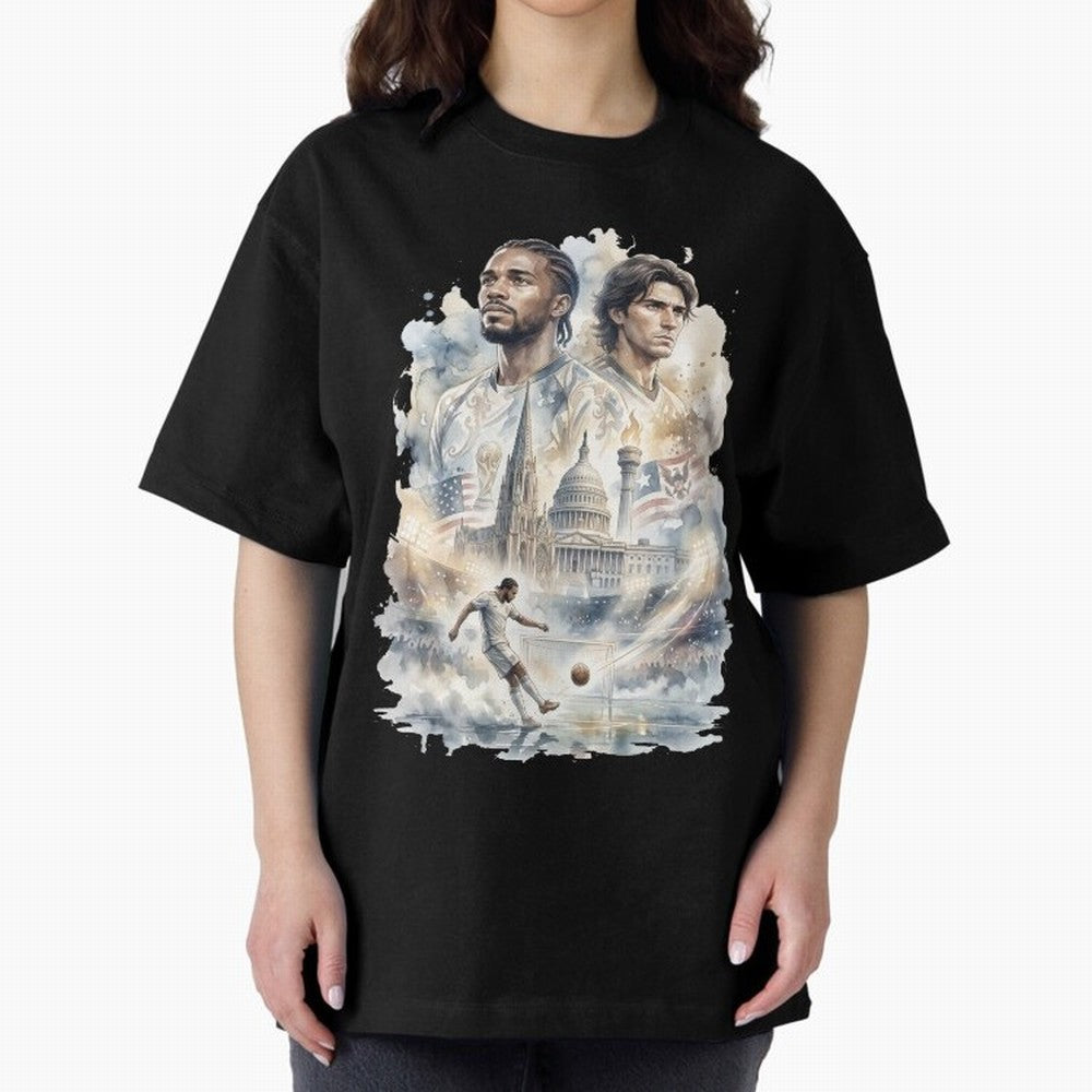 FIFA 2026 America Players Oversized T-Shirt Bring Match Day Fire to FIFA World Cup 2026 Group Stage Spirit, Highlighting Brazil, Portugal and Argentina, Cristiano Ronaldo, Haaland and CR7, Champion Mindset, Group Stage Buzz, Knockout Tension and