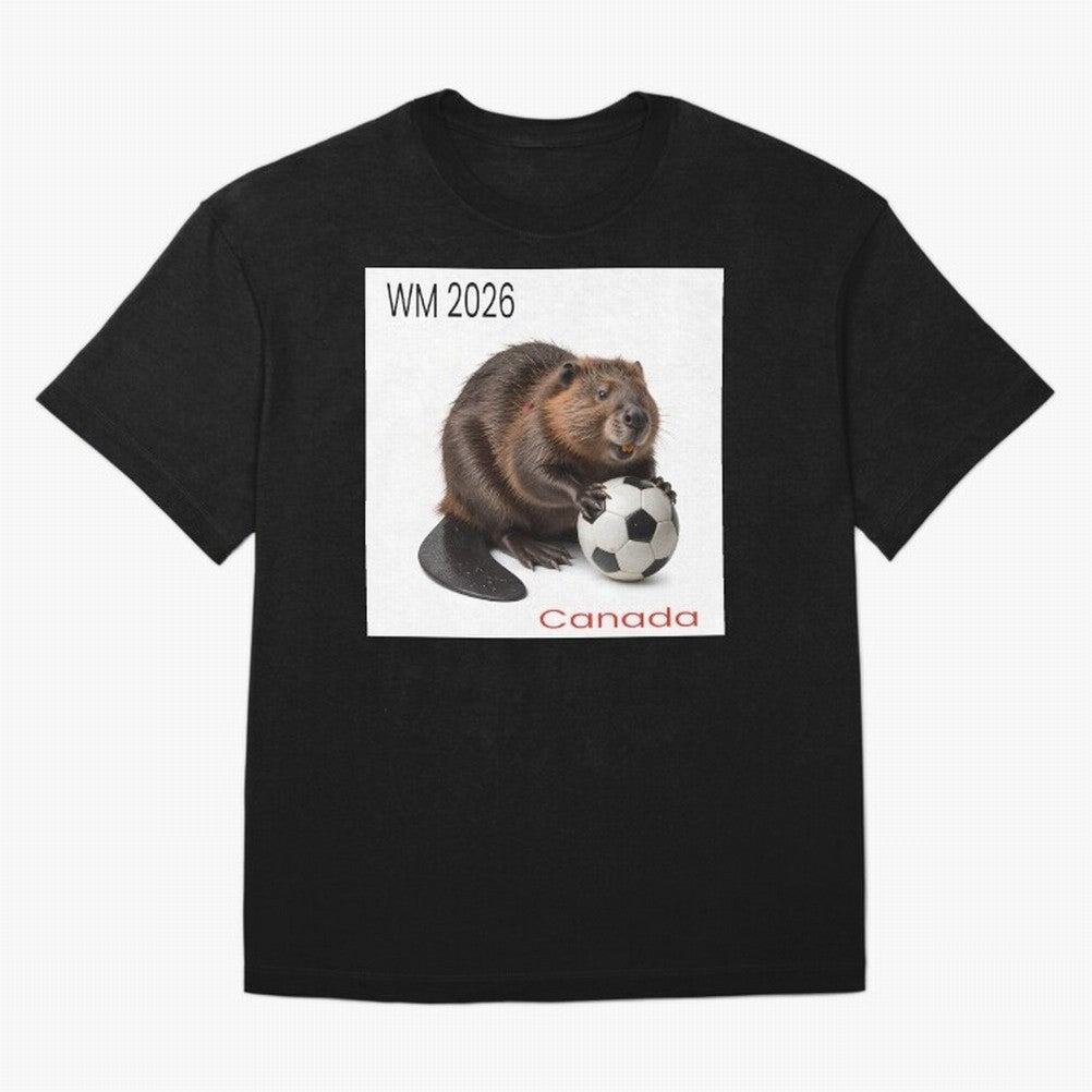 Canadian beaver invites you to World Cup 2026 in USA, Canada and Mexico Oversized T-Shirt Bring Stadium Energy to Match Day Hype around FIFA World Cup 2026, Haaland, Germany, Soccer Culture, Superstar Moments, National Team Dreams and Competitive