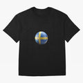 Sweden Football Oversized T-Shirt Carry the Colors and Pride of the FIFA World Cup 2026 Journey through Cristiano Ronaldo, Haaland and CR7 Highlights, France and Portugal Pride, Vintage Soccer Flavor, Modern Football Stars, National Flags and Final