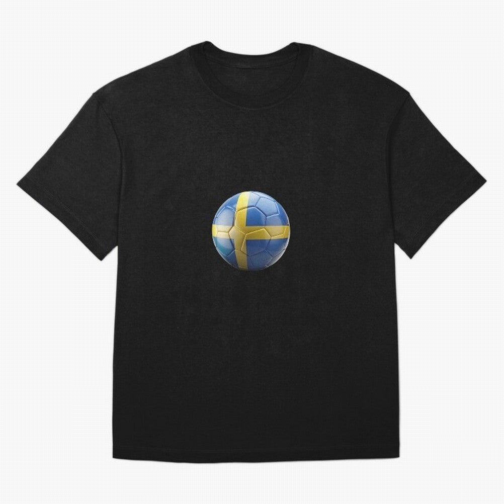 Sweden Football Oversized T-Shirt Carry the Colors and Pride of the FIFA World Cup 2026 Journey through Cristiano Ronaldo, Haaland and CR7 Highlights, France and Portugal Pride, Vintage Soccer Flavor, Modern Football Stars, National Flags and Final