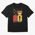 Germany Football World Cup 2026 - Die Mannschaft Retro Typography Oversized T-Shirt Fuel the Hype around Global Football Passion for FIFA World Cup 2026, Made for Messi and Cristiano Ronaldo, England and Germany, Fan Favorite Moments, National Team