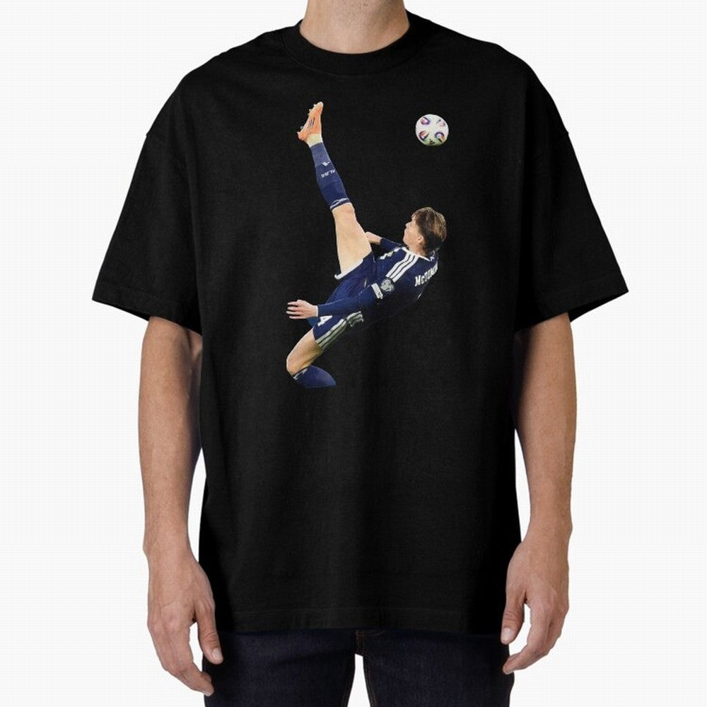Scotland We'll Be Coming 26 WC Oversized T-Shirt Refresh Global Football Passion for FIFA World Cup 2026 USA Canada Mexico, with Cristiano Ronaldo, Haaland and CR7, Portugal, Worldwide Fan Energy, Dramatic Goals, Stadium Lights and Championship