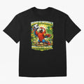 Brazil World Cup 2026 Macaw Fan Art Oversized T-Shirt Represent the Passion of FIFA World Cup 2026 Spirit, Capturing Portugal, Spain and Germany, Mbappe, Goal Celebration Energy, Supporter Heritage, Football Icons and Worldwide Tournament Joy;