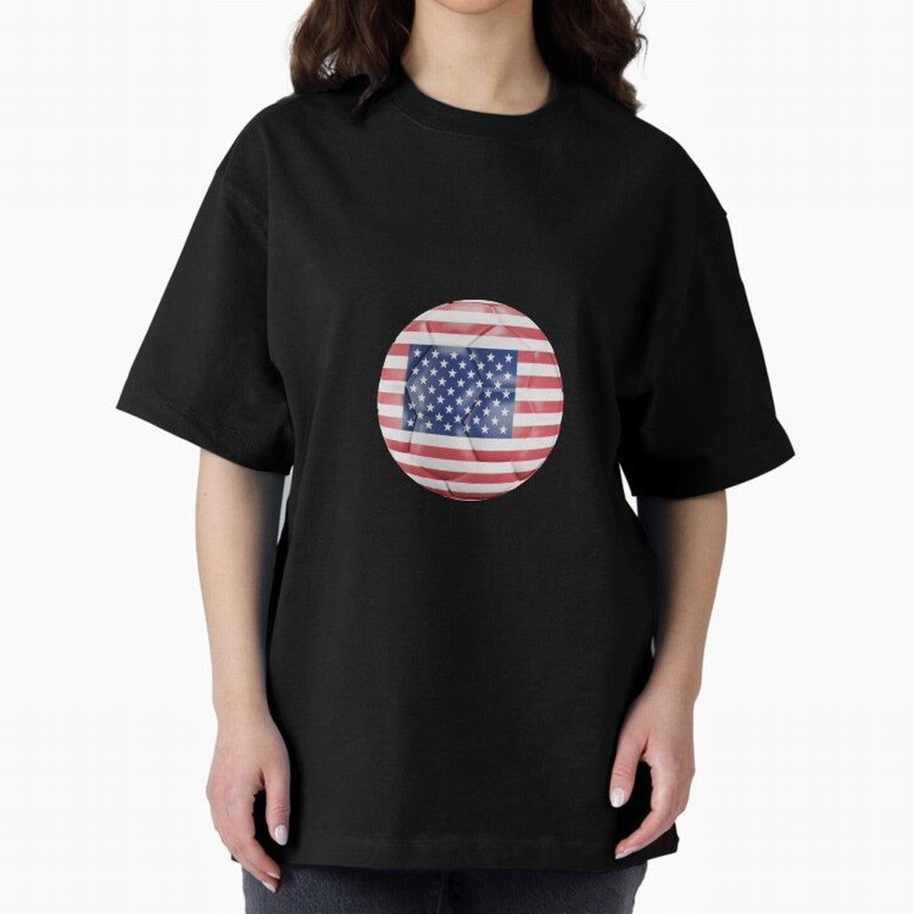 United States Soccer Oversized T-Shirt Honor Champions and Dreams in Global Football Passion for FIFA World Cup 2026, Inspired by Cristiano Ronaldo, Haaland and CR7, Spain and Netherlands, Stadium Chants, National Pride, Trophy Dreams and