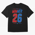 Copy of Dream Champions 2026 Football Streetwear Design | Trophy Graphic Tee Oversized T-Shirt Bring Retro Soccer Energy to the FIFA World Cup 2026 USA Canada Mexico Journey through CR7 Highlights, Argentina Pride, Championship Spirit, Famous