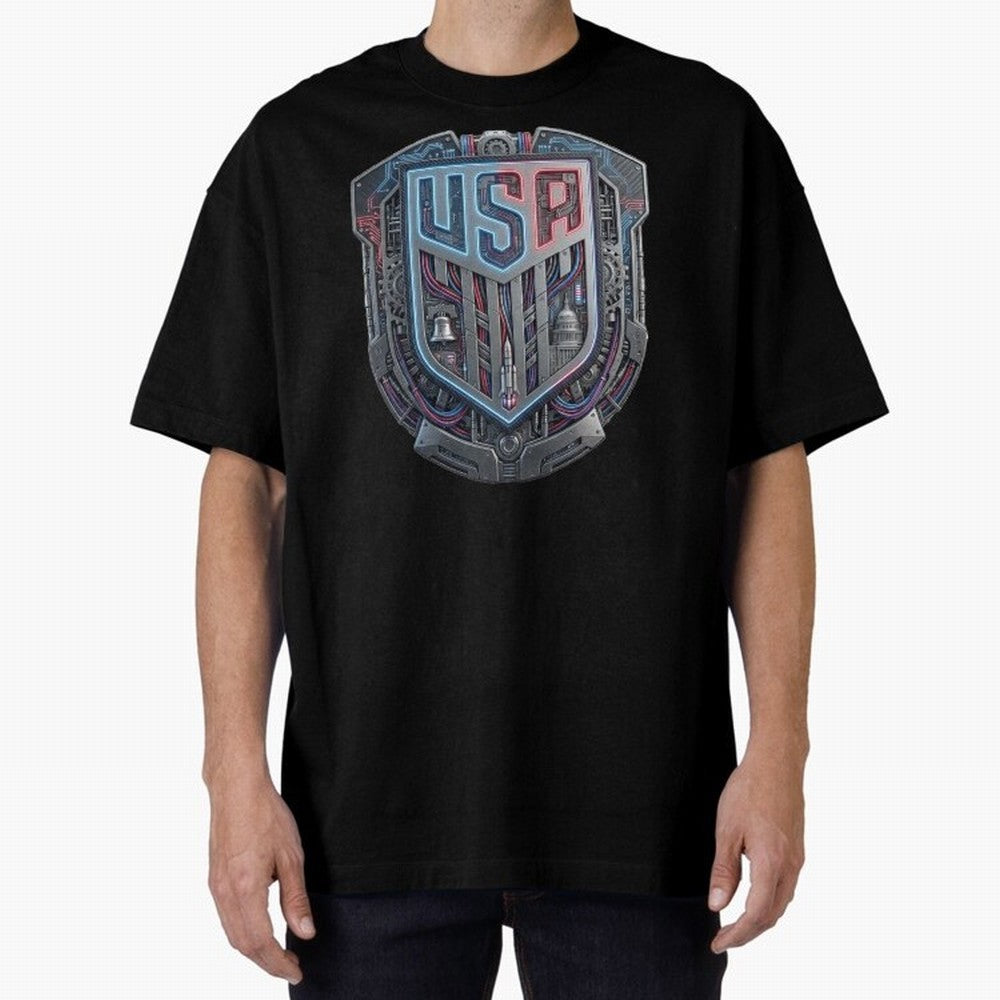 United States Great Seal - American Pride Oversized T-Shirt Create Match Day Hype around FIFA World Cup 2026 USA Canada Mexico, CR7, England, Supporter Pride, Iconic Celebrations, Legendary Names and Global Match Day Energy; Great for Supporters