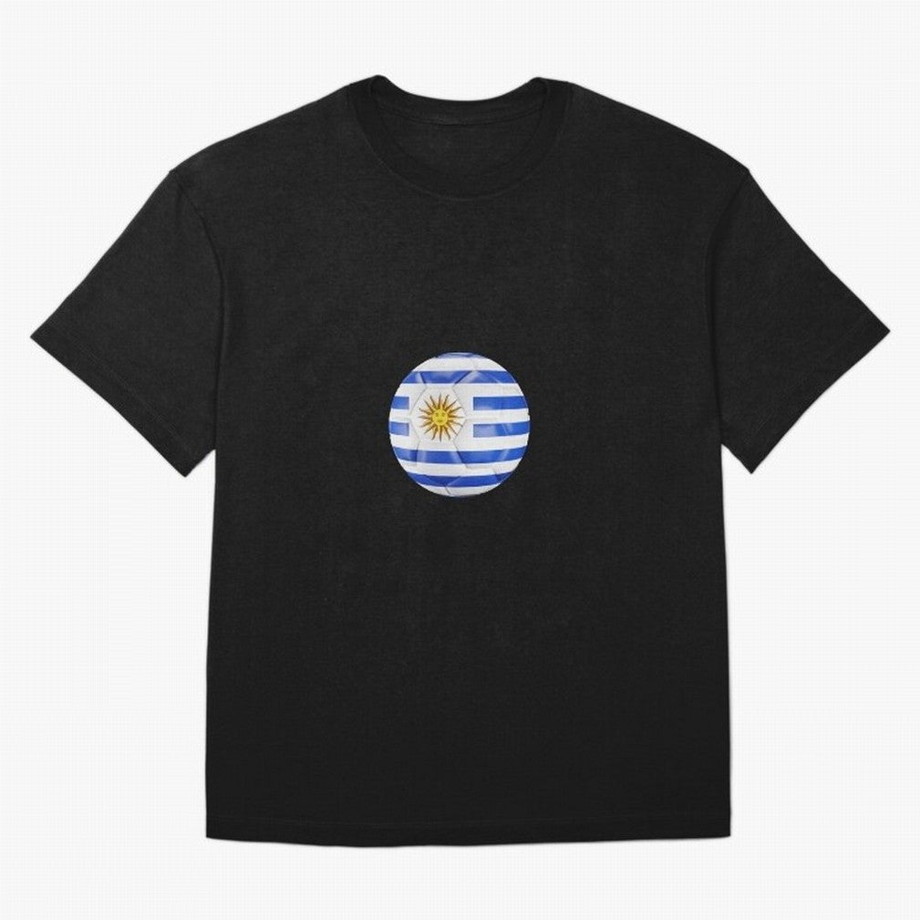 Uruguay Football Oversized T-Shirt Experience the Global Stage of FIFA World Cup 2026 USA Canada Mexico Capturing Neymar, Portugal Energy, Football History, Final Match Energy, Crowd Noise and Once in a Lifetime Moments; Perfect for Fans,