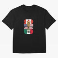 Three Nations Host Trophy Vertical Oversized T-Shirt Celebrate Supporters United by Match Day Hype around FIFA World Cup 2026 USA Canada Mexico, Mbappe and Neymar, Spain and Netherlands, Sports Nostalgia, International Competition, Famous Players