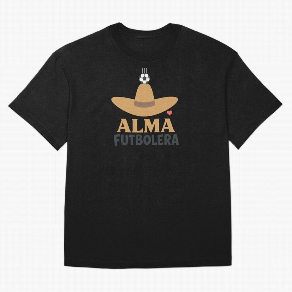 Alma Futbolera Oversized T-Shirt Celebrate Soccer Greatness during FIFA World Cup 2026 Group Stage Spirit, with Spain, Messi, Tournament Hype, Historic Matchups, Family Viewing Parties and Global Sports Pride; Made for Die Hard Supporters, Soccer