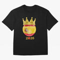 Spain Football Champion Crown 2026 Oversized T-Shirt Celebrate Fan Favorites in Match Day Hype around FIFA World Cup 2026, Haaland and Mbappe, Brazil, Sports Nostalgia, International Competition, Famous Players and Unforgettable Victories; Perfect