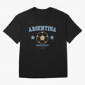 Argentina 2026 ¡ª Vintage Soccer Tee Oversized T-Shirt Spotlight Match Day Hype around FIFA World Cup 2026, Messi, CR7 and Mbappe, England, Championship Spirit, Famous Goals, Roaring Crowds and International Football Unity; Created for Match Day