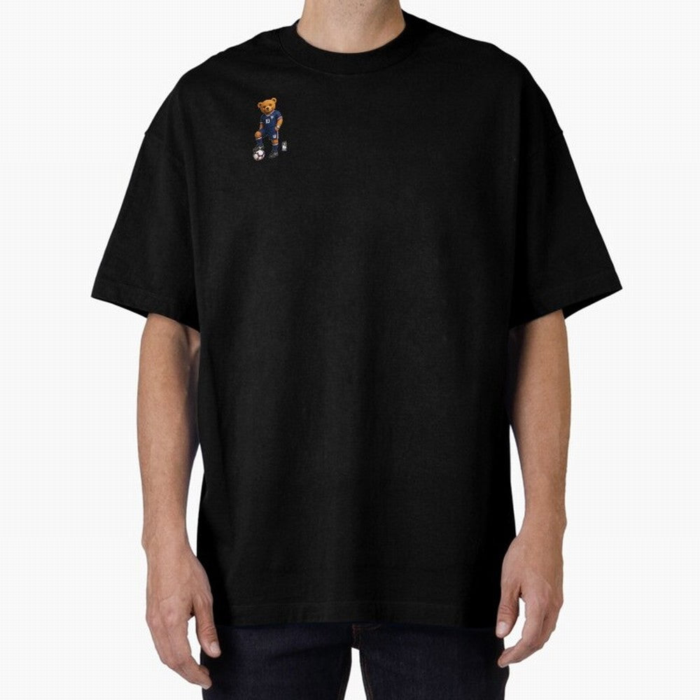 France Soccer Bear World Cup Teddy Bear Oversized T-Shirt Represent the Passion of Match Day Hype around FIFA World Cup 2026 USA Canada Mexico, Cristiano Ronaldo, Haaland and CR7, England, Global Supporter Spirit, Legendary Goals, National Colors