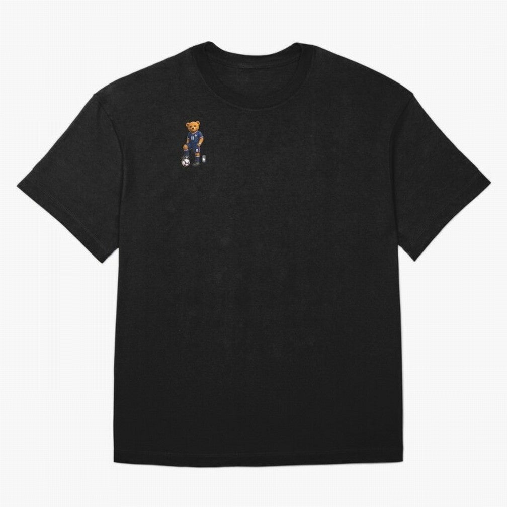 France Soccer Bear World Cup Teddy Bear Oversized T-Shirt Represent the Passion of Match Day Hype around FIFA World Cup 2026 USA Canada Mexico, Cristiano Ronaldo, Haaland and CR7, England, Global Supporter Spirit, Legendary Goals, National Colors