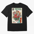 Portugal 2026 ¨C In Search of Glory Oversized T-Shirt Celebrate Fan Favorites in FIFA World Cup 2026 Spirit, Made for Argentina, France and Brazil, Messi, Game Day Rituals, Football Legends, Country Pride and the Road to the Final; Perfect for