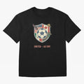 North America United Soccer 2026 Vintage Crest Oversized T-Shirt Follow the Final Road of FIFA World Cup 2026 Group Stage for Fans of Haaland and Mbappe and Argentina and Brazil, Bringing Stadium Chants, National Pride, Trophy Dreams and