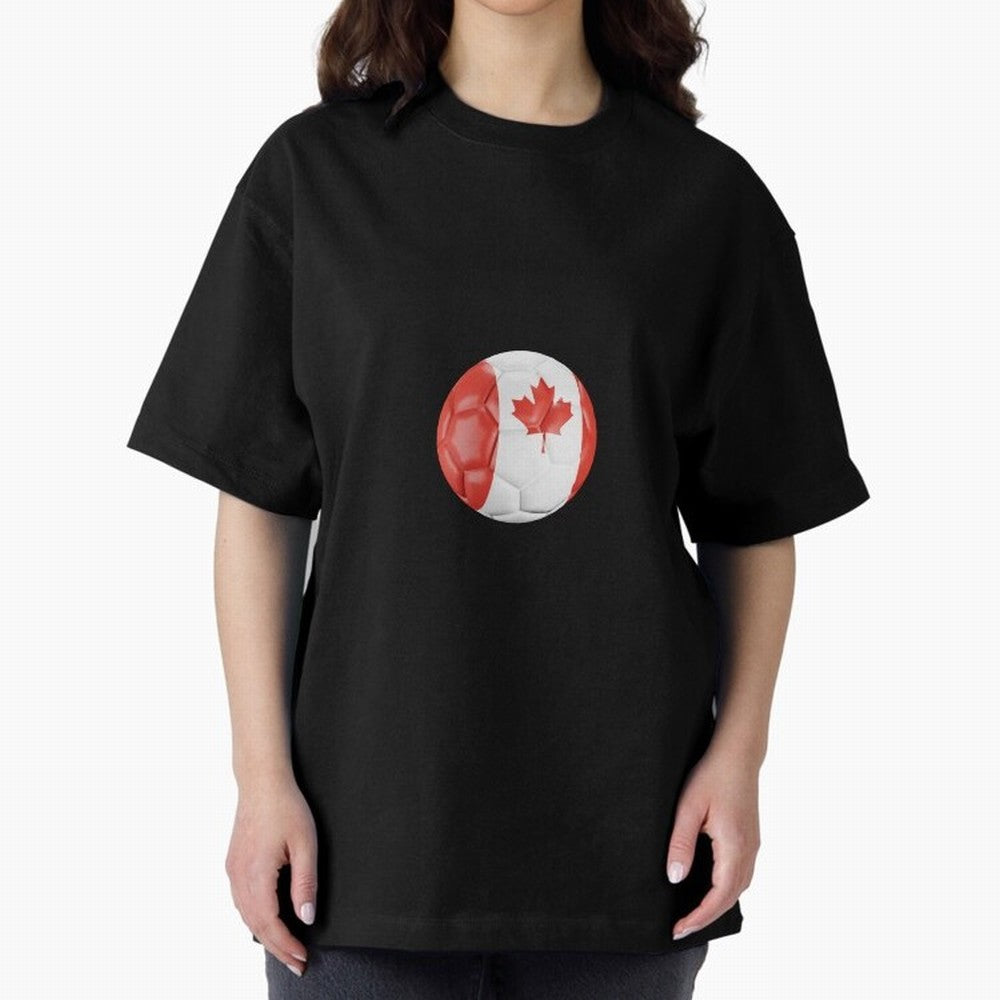 Canada Oversized T-Shirt Follow Every Goal of the FIFA World Cup 2026 Group Stage Journey through Mbappe and Neymar Highlights, Argentina, France and Brazil Pride, Football History, Final Match Energy, Crowd Noise and Once in a Lifetime Moments;