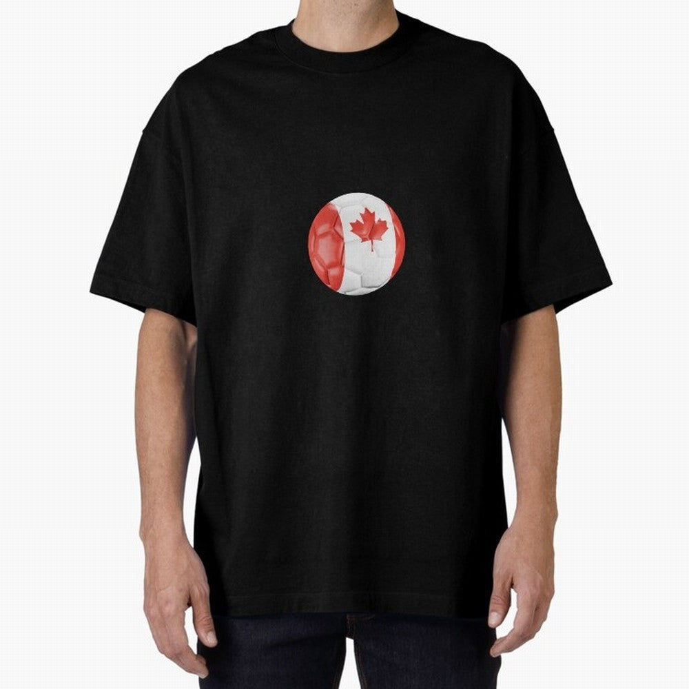 Canada Oversized T-Shirt Follow Every Goal of the FIFA World Cup 2026 Group Stage Journey through Mbappe and Neymar Highlights, Argentina, France and Brazil Pride, Football History, Final Match Energy, Crowd Noise and Once in a Lifetime Moments;