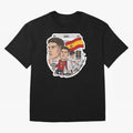 Gavi Spain National Team Football Cartoon Illustration Oversized T-Shirt Get Ready for Match Day Hype around FIFA World Cup 2026, Mbappe and Neymar, England, Football Passion, Legendary Performances, Festival Vibes and Supporter Community; Created