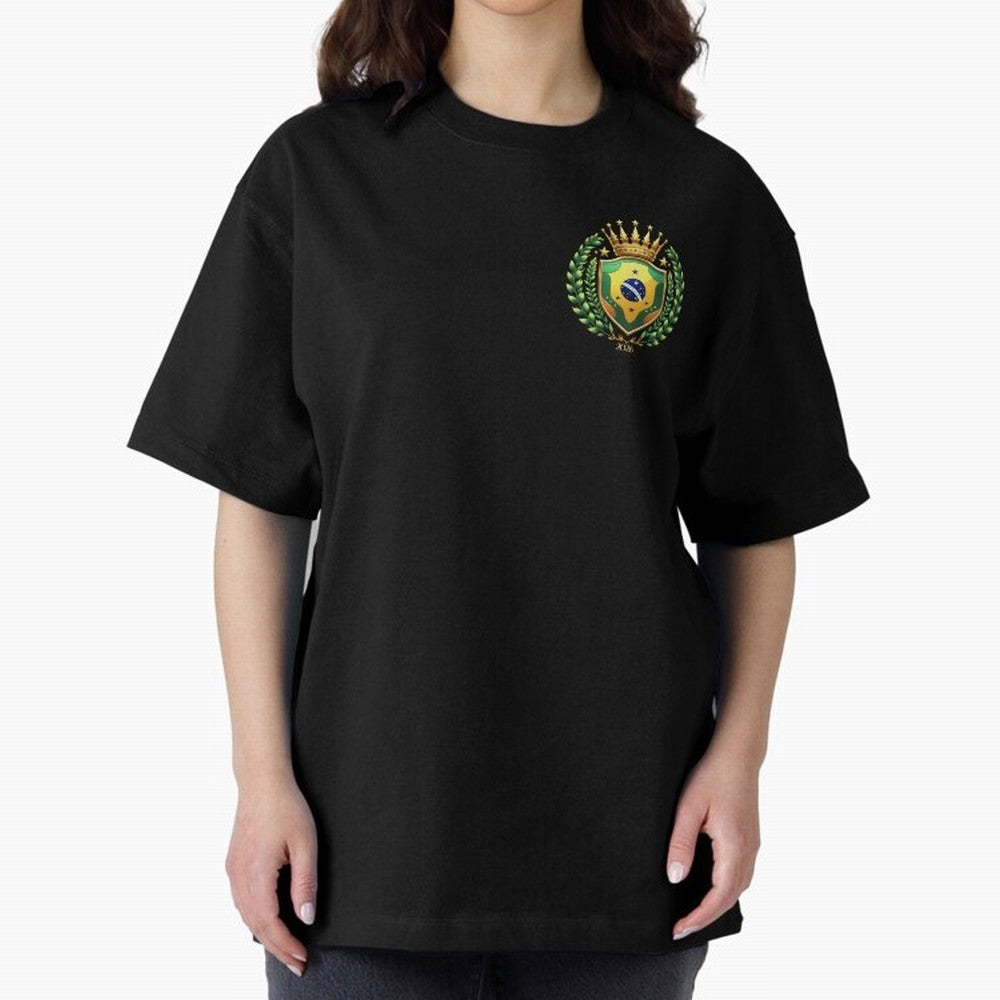 Brazil World Cup 2026 Oversized T-Shirt Support Your Favorite Stars during the FIFA World Cup 2026 Group Stage Journey through CR7 and Messi Highlights, Portugal, Spain and Germany Pride, Worldwide Fan Energy, Dramatic Goals, Stadium Lights and