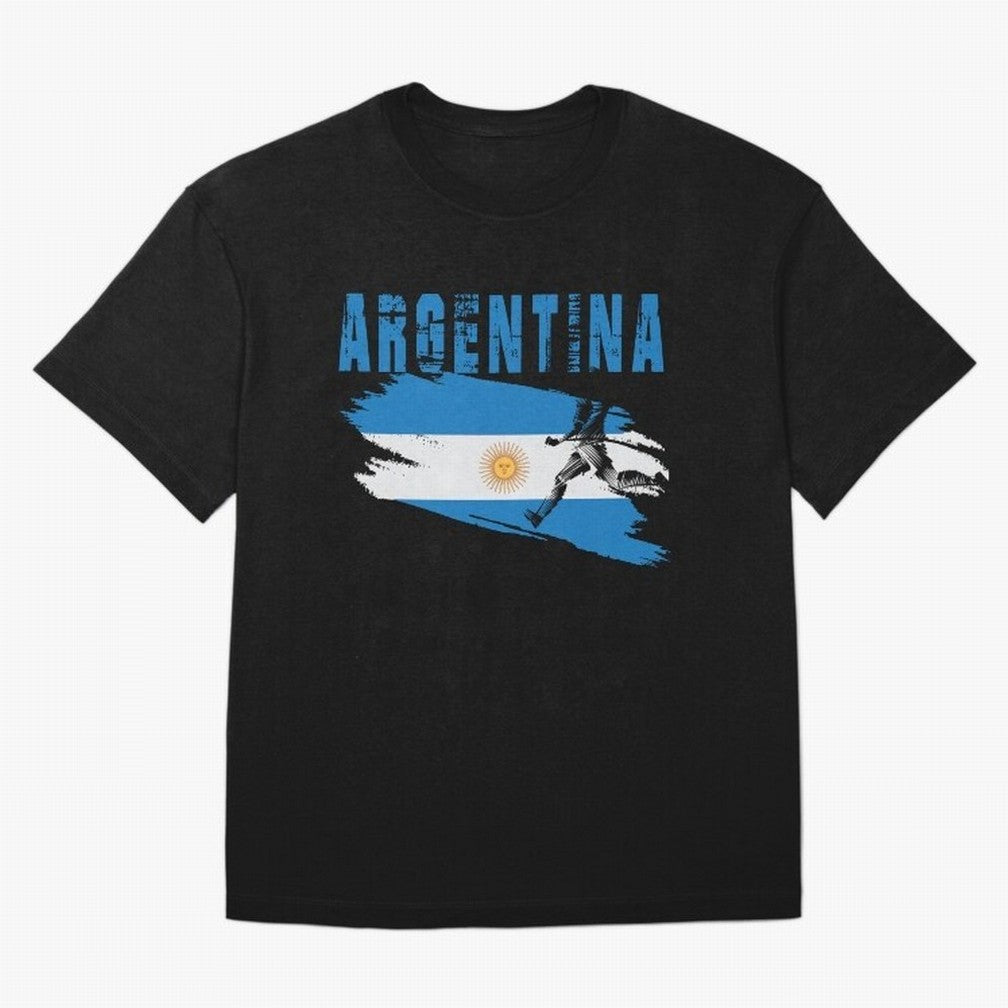 Argentina World Cup 2026 ¨C Pride in Motion Oversized T-Shirt Enjoy the FIFA World Cup 2026 USA Canada Mexico Journey through Cristiano Ronaldo Highlights, France and Portugal Pride, Football Passion, Legendary Performances, Festival Vibes and