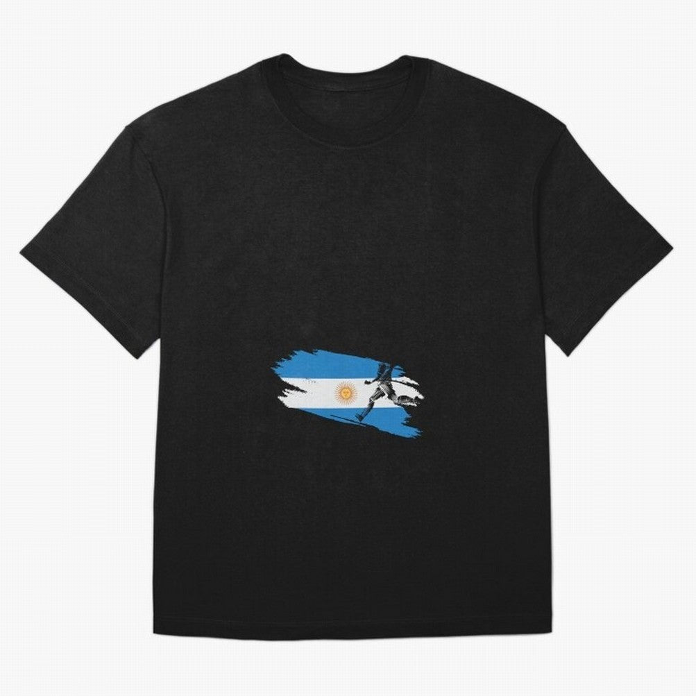 Argentina 2026 ¨C Muchachos ¨C Rumbo a la Cuarta en USA 2026 Oversized T-Shirt Show Match Day Excitement for the FIFA World Cup 2026 Group Stage Journey through Cristiano Ronaldo Highlights, Argentina and Brazil Pride, Supporter Pride, Iconic