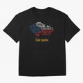 ?esk¨¢ republika (Anthem, map, and flag) Oversized T-Shirt Bring World Football Passion into Match Day Hype around FIFA World Cup 2026, Cristiano Ronaldo, Spain and Netherlands, Championship Spirit, Famous Goals, Roaring Crowds and International