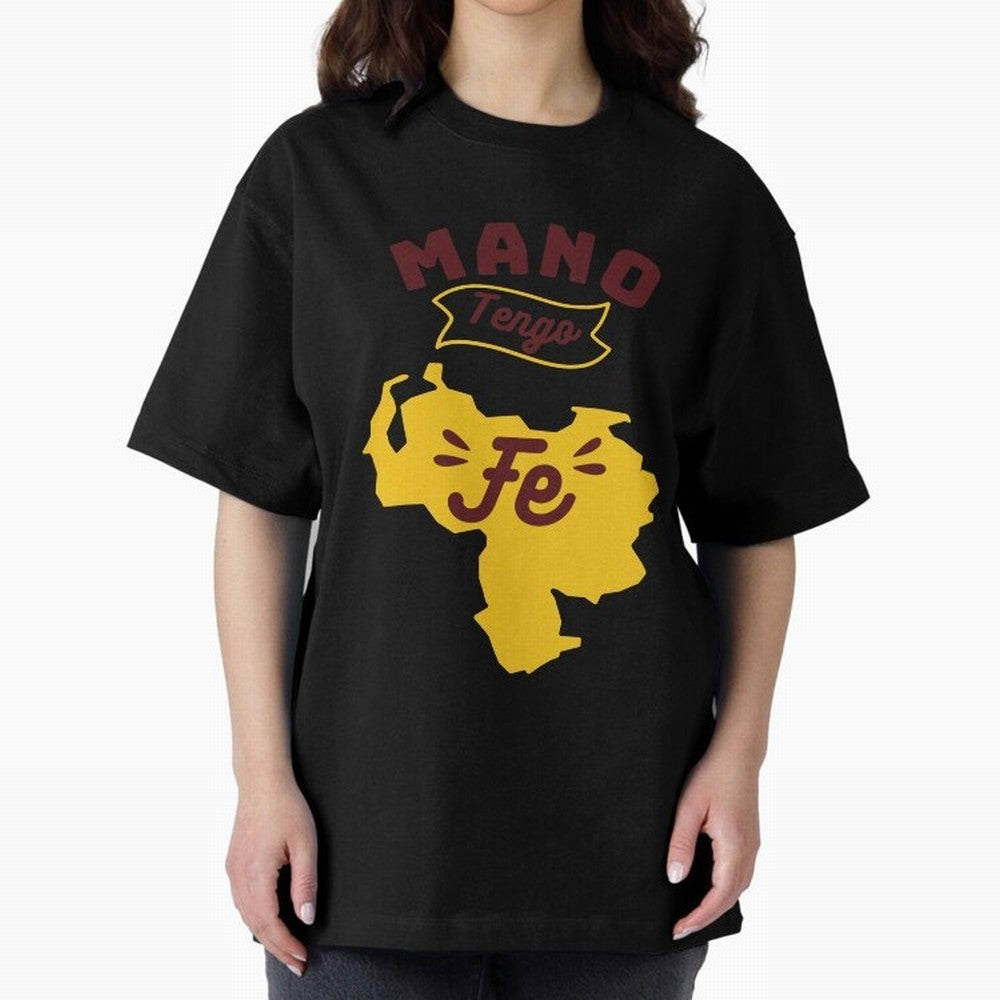 HAND I HAVE FAITH Oversized T-Shirt Enjoy Match Day Hype around FIFA World Cup 2026 Group Stage, Cristiano Ronaldo, France and Portugal, Football History, Final Match Energy, Crowd Noise and Once in a Lifetime Moments; Ideal for Fans Who Follow