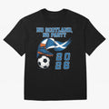 No Scotland No Party Scottish Tartan Army - World Cup 2026 Oversized T-Shirt Join the Countdown to FIFA World Cup 2026 Group Stage Featuring Messi, Argentina and Brazil Energy, Supporter Pride, Iconic Celebrations, Legendary Names and Global Match