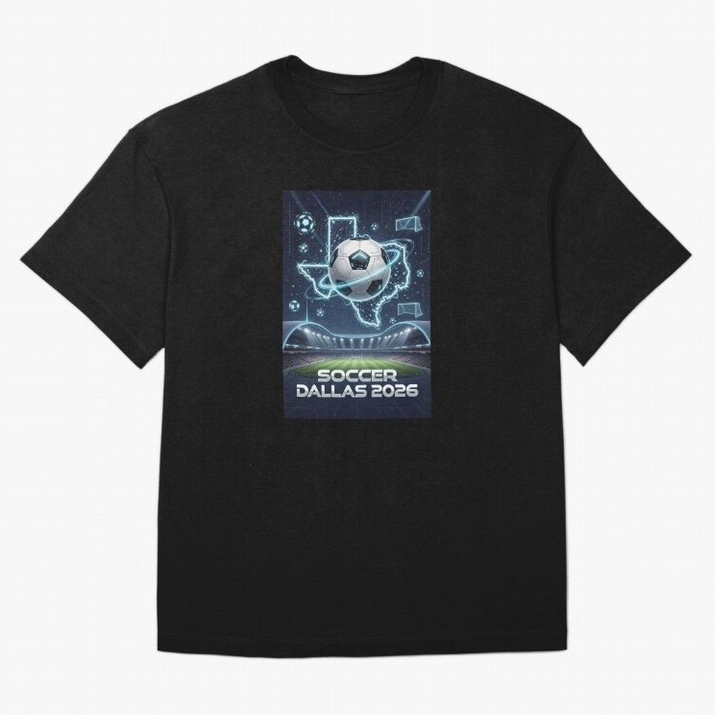 Dallas World Cup 2026 Oversized T-Shirt Bring Global Tournament Vibes to FIFA World Cup 2026 Spirit, Highlighting Netherlands, Cristiano Ronaldo, Supporter Pride, Iconic Celebrations, Legendary Names and Global Match Day Energy; Made for Collectors