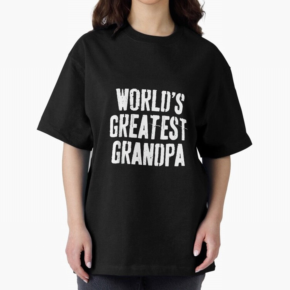 Mens World's Greatest Grandpa Shirt Papa Men Fathers Day Oversized T-Shirt Bring World Football Passion into Global Football Passion for FIFA World Cup 2026 USA Canada Mexico, with Neymar, England and Germany, Classic Soccer Heritage, Championship