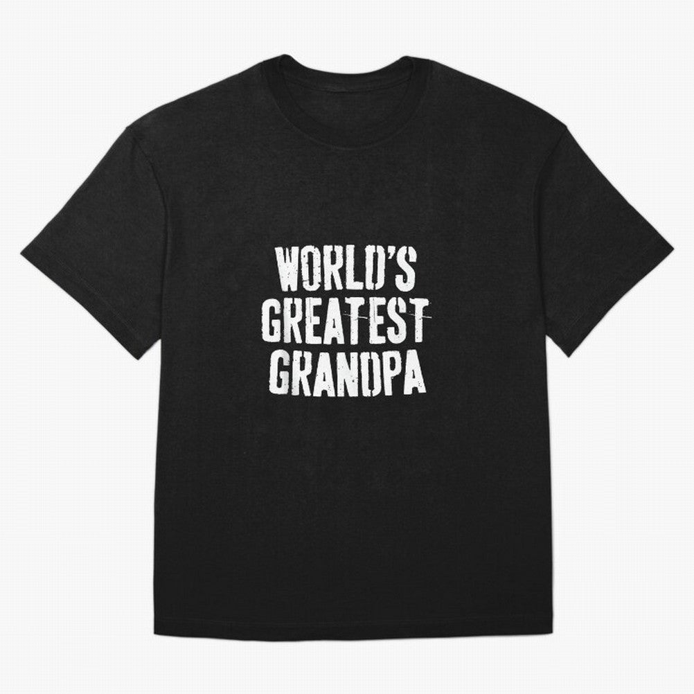 Mens World's Greatest Grandpa Shirt Papa Men Fathers Day Oversized T-Shirt Bring World Football Passion into Global Football Passion for FIFA World Cup 2026 USA Canada Mexico, with Neymar, England and Germany, Classic Soccer Heritage, Championship