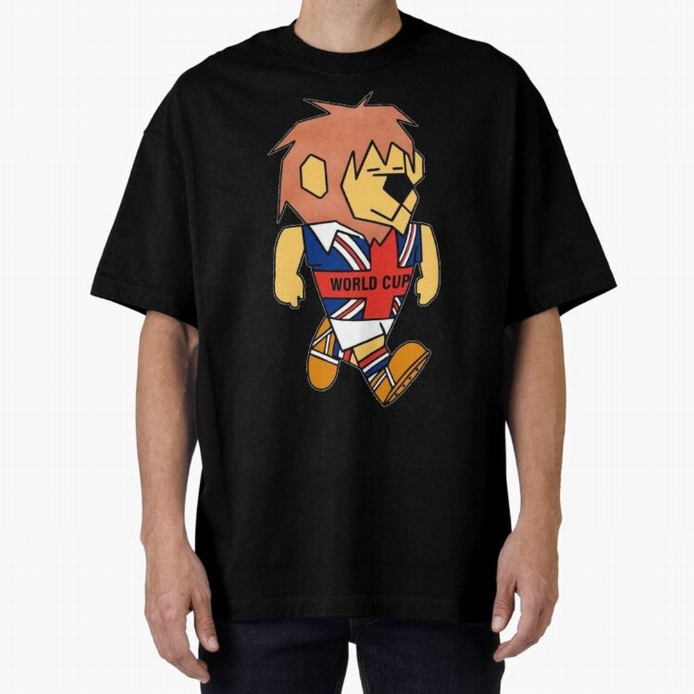 World Cup Willie 1966. Oversized T-Shirt Live the Energy of the FIFA World Cup 2026 Group Stage Journey through Cristiano Ronaldo Highlights, Spain Pride, Fan Favorite Moments, National Team Passion, Big Match Drama and Soccer History; Created for