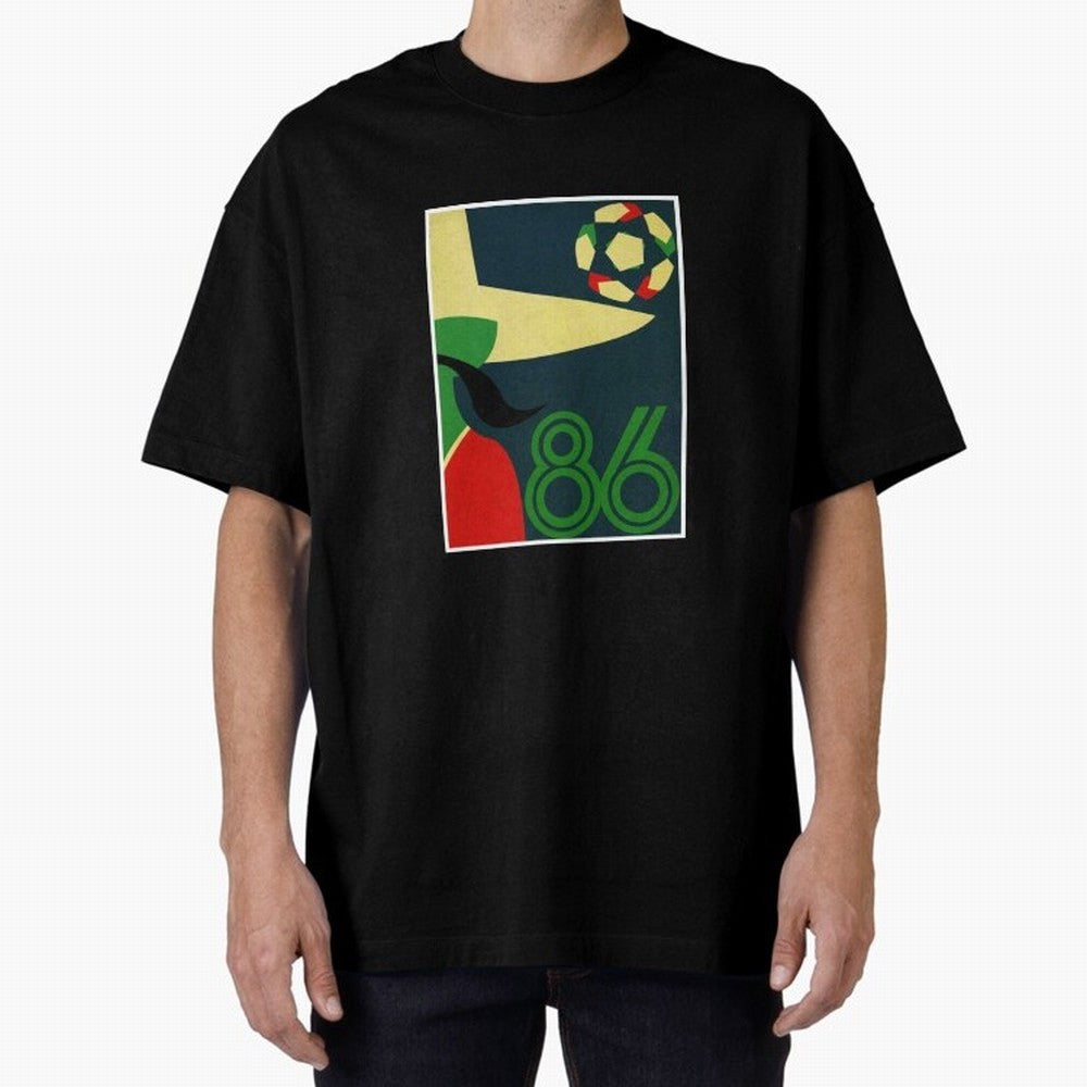 World Cup in Mexico 1986 Oversized T-Shirt Make Your Look Match FIFA World Cup 2026 Group Stage Inspired by Mbappe and Neymar, Argentina and Brazil Energy, Soccer Culture, Superstar Moments, National Team Dreams and Competitive Fire; Made for Die
