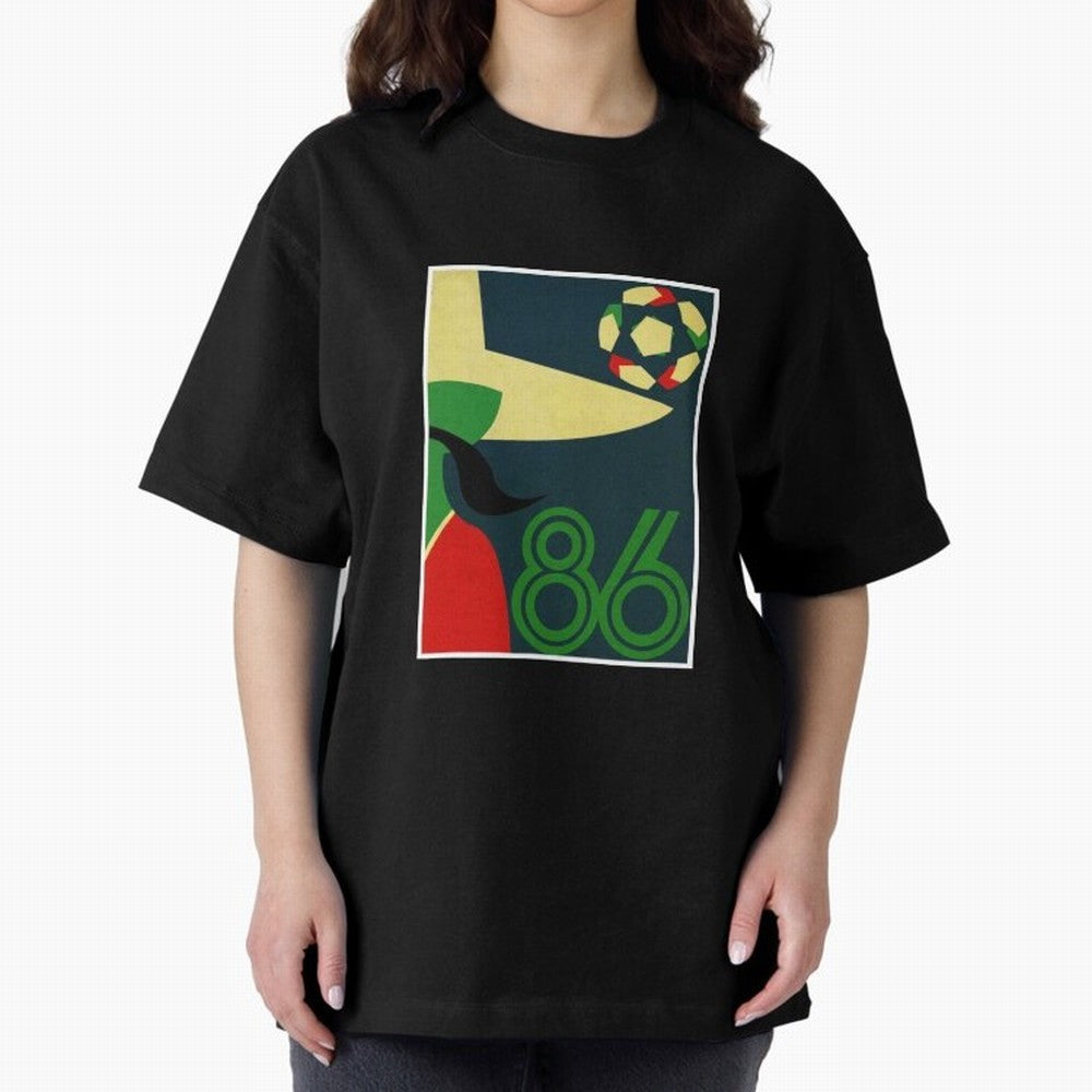 World Cup in Mexico 1986 Oversized T-Shirt Make Your Look Match FIFA World Cup 2026 Group Stage Inspired by Mbappe and Neymar, Argentina and Brazil Energy, Soccer Culture, Superstar Moments, National Team Dreams and Competitive Fire; Made for Die