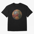 Artistic Ball for the 2026 World Cup ¨C USA, Mexico & Canada Football Design Oversized T-Shirt Celebrate Fan Culture around Match Day Hype around FIFA World Cup 2026, CR7 and Messi, Argentina and Brazil, Stadium Memories, Football Loyalty,