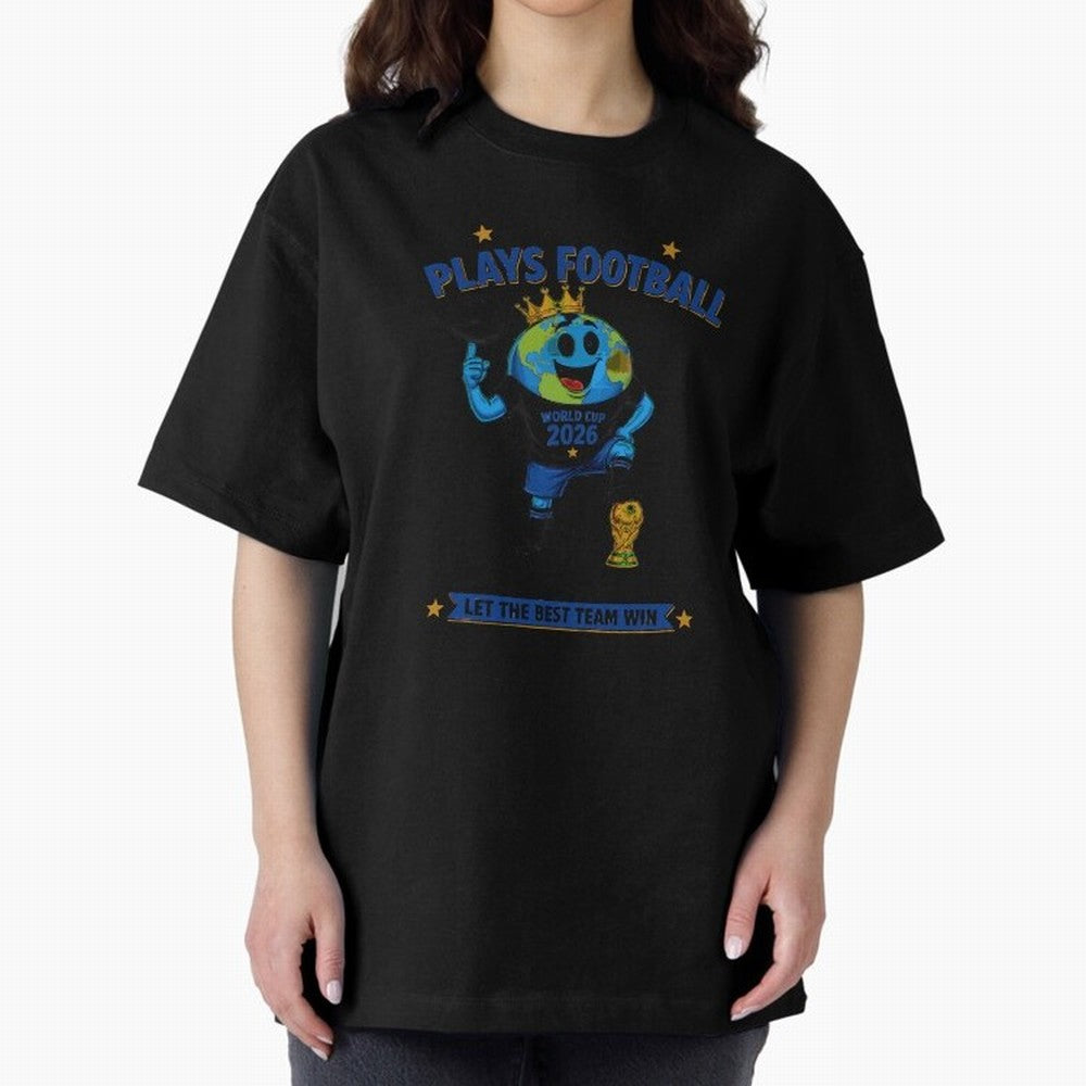 Soccer Oversized T-Shirt Get Ready for FIFA World Cup 2026 Group Stage for Fans of Mbappe and Portugal, Bringing Football History, Final Match Energy, Crowd Noise and Once in a Lifetime Moments; Great for Supporters Who Love Legendary Players,