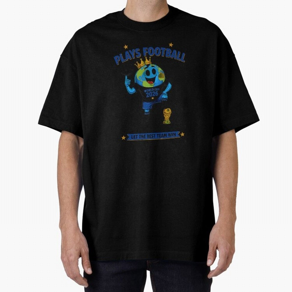 Soccer Oversized T-Shirt Get Ready for FIFA World Cup 2026 Group Stage for Fans of Mbappe and Portugal, Bringing Football History, Final Match Energy, Crowd Noise and Once in a Lifetime Moments; Great for Supporters Who Love Legendary Players,