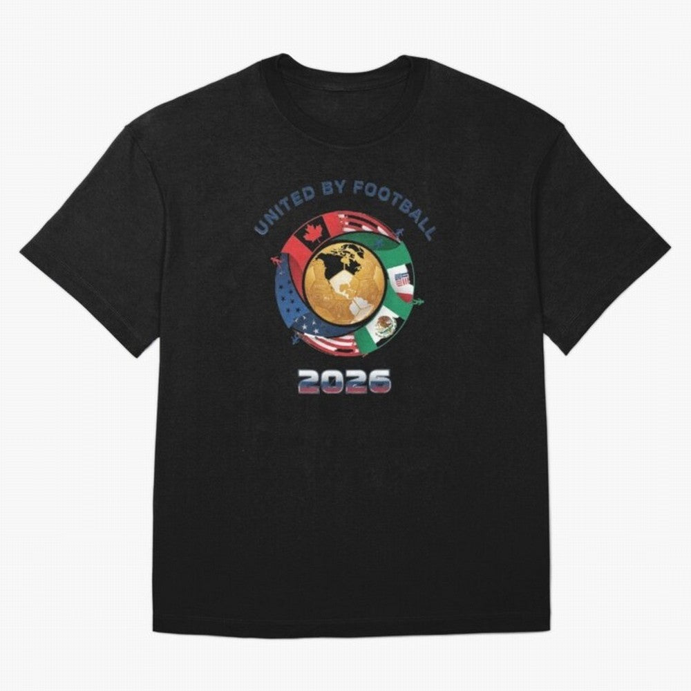 Connected Network Soccer Ball World Cup 2026 Concept Oversized T-Shirt Relive Legendary Nights from the FIFA World Cup 2026 USA Canada Mexico Journey through Messi and Cristiano Ronaldo Highlights, England Pride, Game Day Rituals, Football Legends,