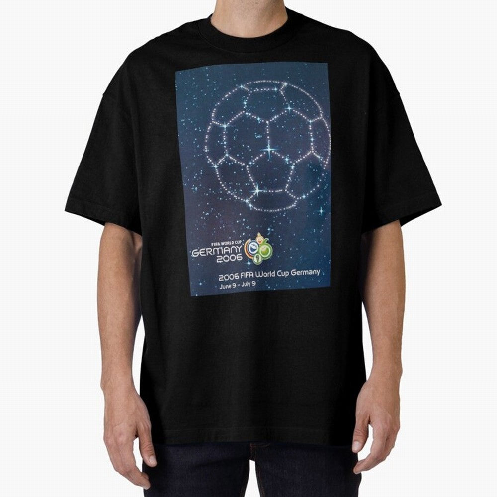 World Cup Germany 2006 v2. Oversized T-Shirt Represent Football Lovers during the FIFA World Cup 2026 Group Stage Journey through Neymar, Haaland and Cristiano Ronaldo Highlights, England and Germany Pride, Vintage Soccer Flavor, Modern Football