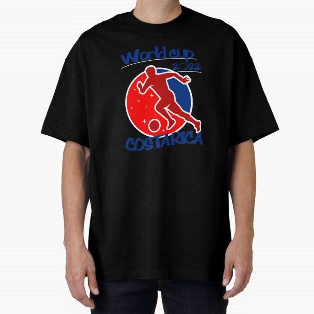 Costa Rica World Cup 2022 Oversized T-Shirt Show Fan Pride Across FIFA World Cup 2026 USA Canada Mexico Driven by Neymar, Portugal, Spain and Germany Energy, Stadium Chants, National Pride, Trophy Dreams and Unforgettable Football Memories; Perfect