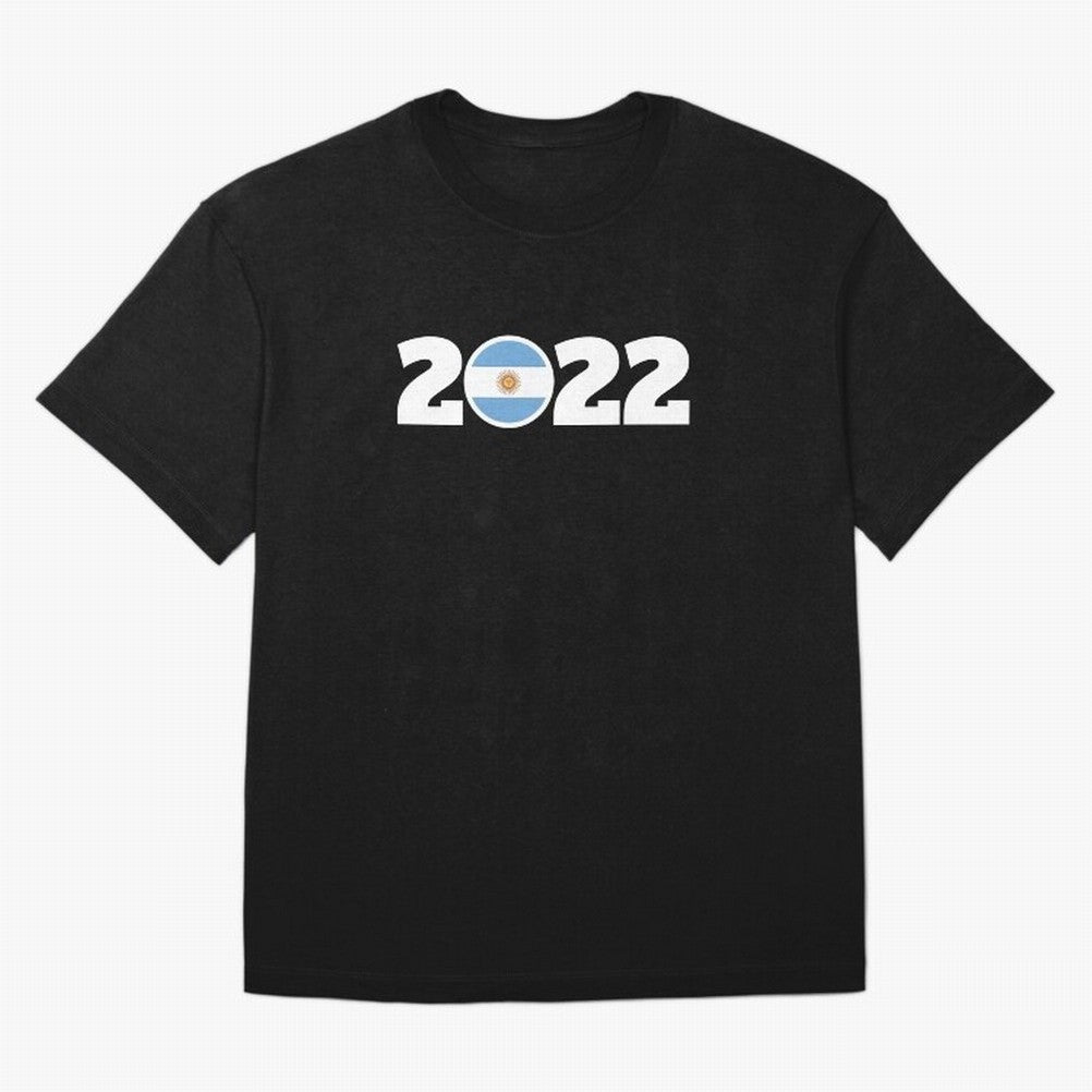 Argentina 2022 World Champions Three Stars Oversized T-Shirt Back Your Heroes with FIFA World Cup 2026 Spirit, Featuring Brazil, Portugal and Argentina, Mbappe, Worldwide Fan Energy, Dramatic Goals, Stadium Lights and Championship Celebrations;